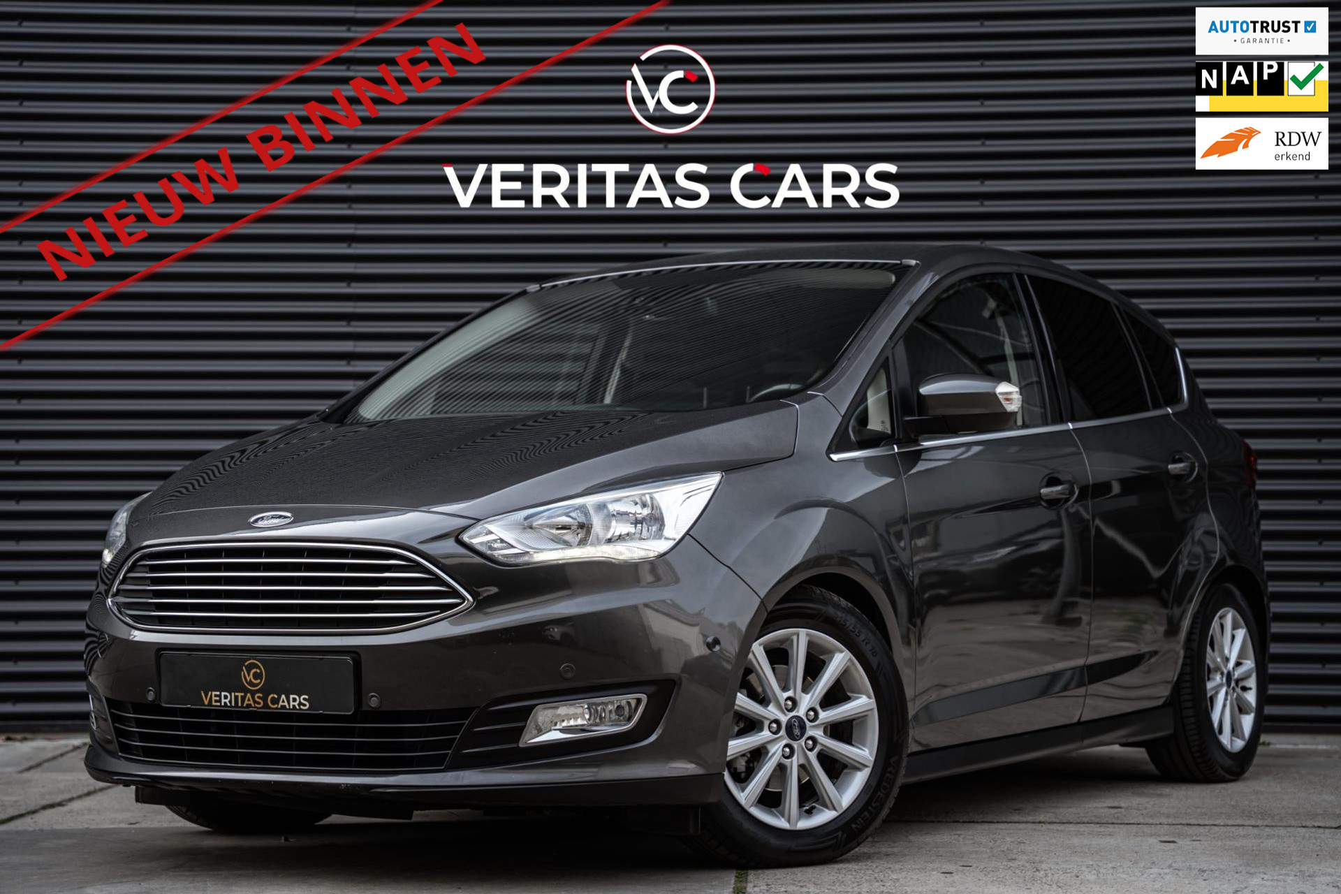 Ford C-MAX 1.0 EcoBoost 125PK Titanium Climate control|Navi|CarPlay|Stoelverwarming e.o. 48115629-0.jpg | Veritas Cars