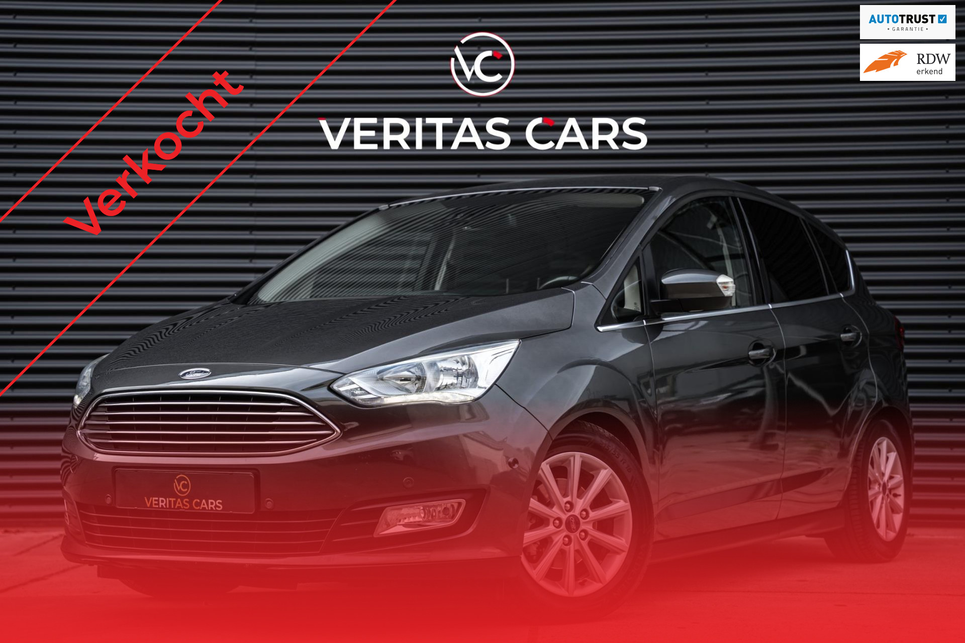 Ford C-MAX 1.0 EcoBoost 125PK Titanium Climate control|Navi|CarPlay|Stoelverwarming e.o. 48115629-0.jpg | Veritas Cars